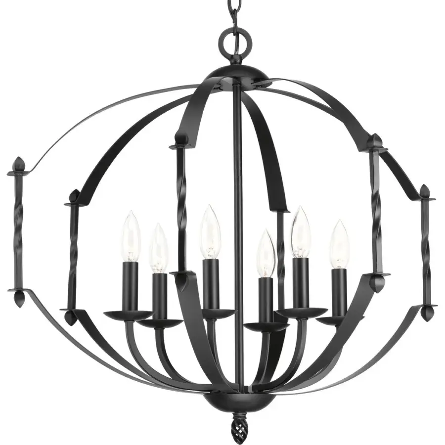 Greyson Collection Six-Light Chandelier
