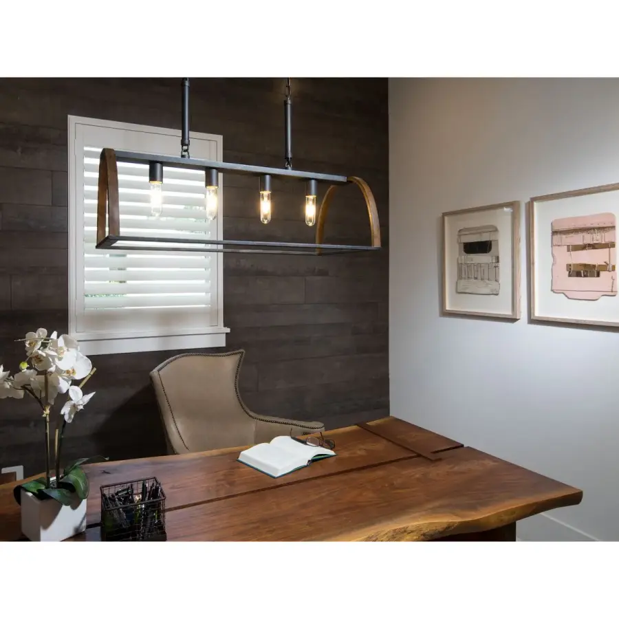 Trestle Four-Light Chandelier - Image 2