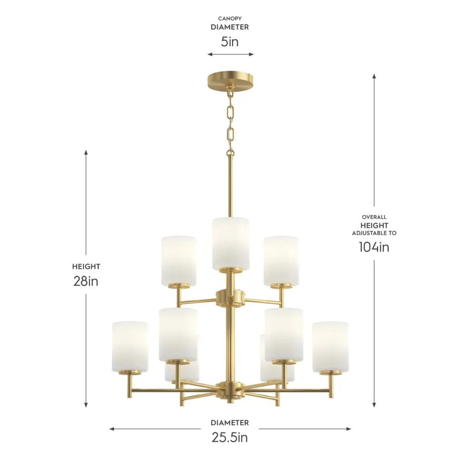 Replay Collection Nine-Light Chandelier - Image 10