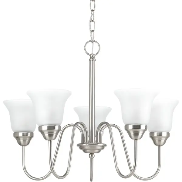 Classic Collection Five-Light Etched Glass Chandelier