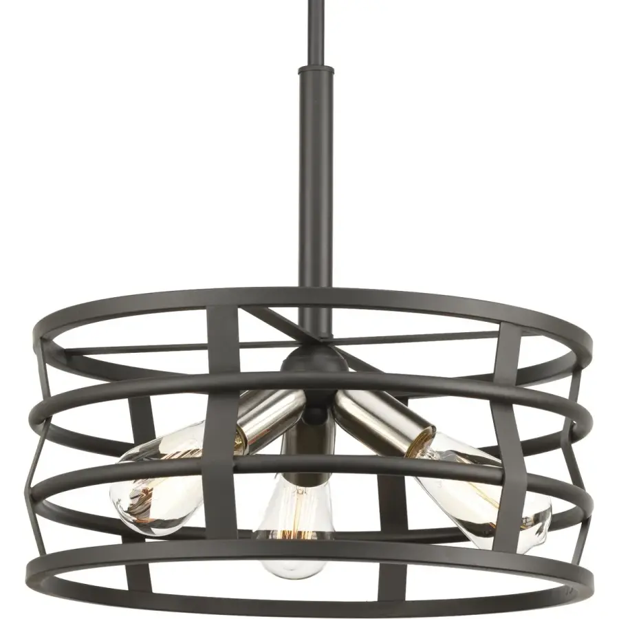 Remix Collection Three-Light Pendant