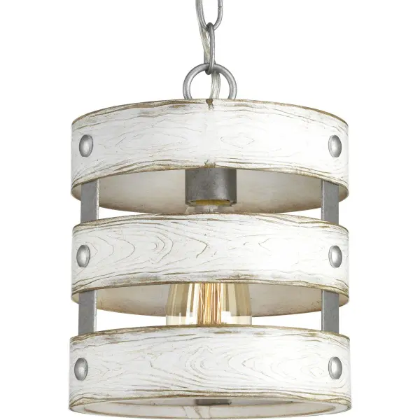 Coastal-Inspired Galvanized Pendant with Industrial Charm - Image 2