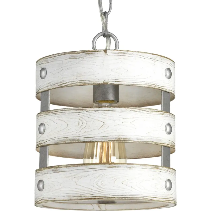Coastal-Inspired Galvanized Pendant with Industrial Charm - Image 2