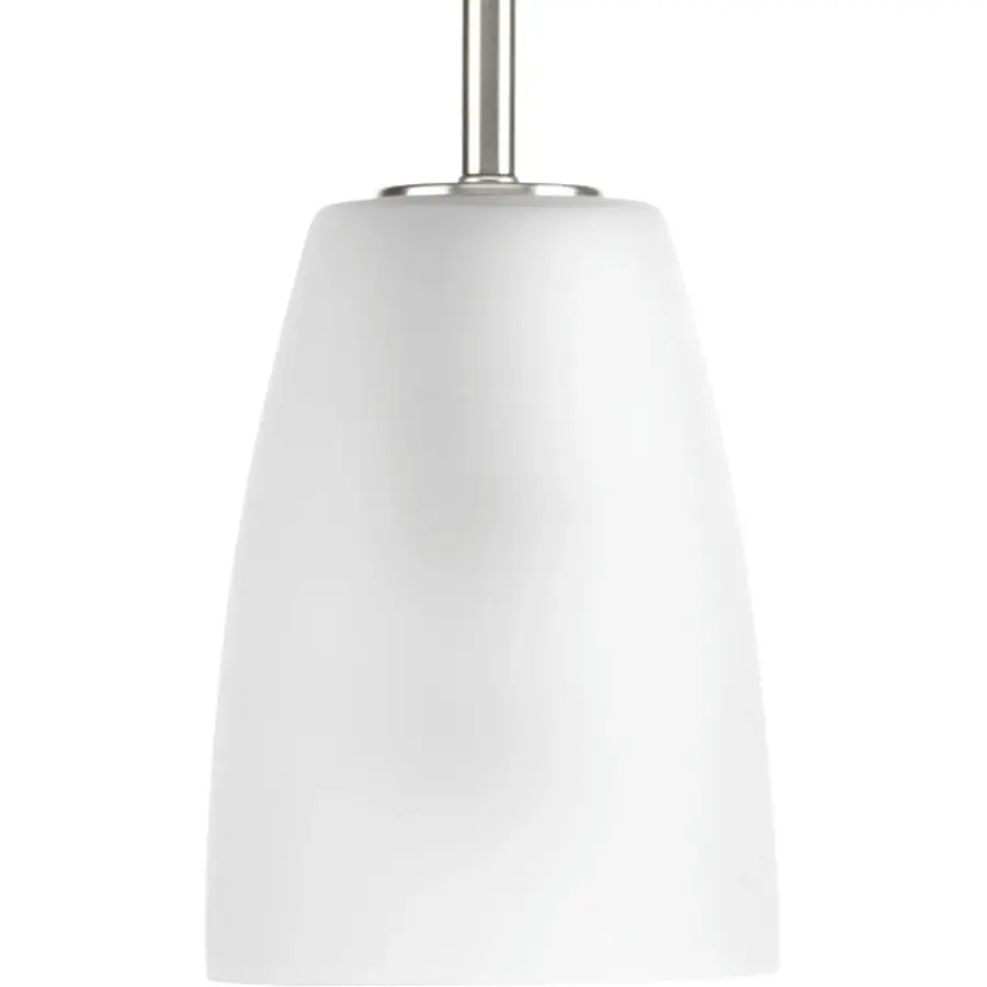 Leap Collection One-Light Etched Glass Pendant - Image 1
