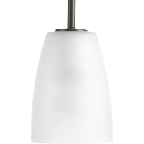 Leap Collection One-Light Etched Glass Pendant - Image 2