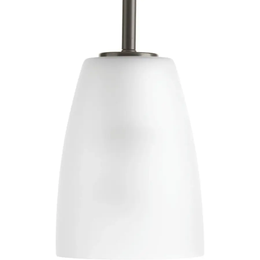 Leap Collection One-Light Etched Glass Pendant - Image 2