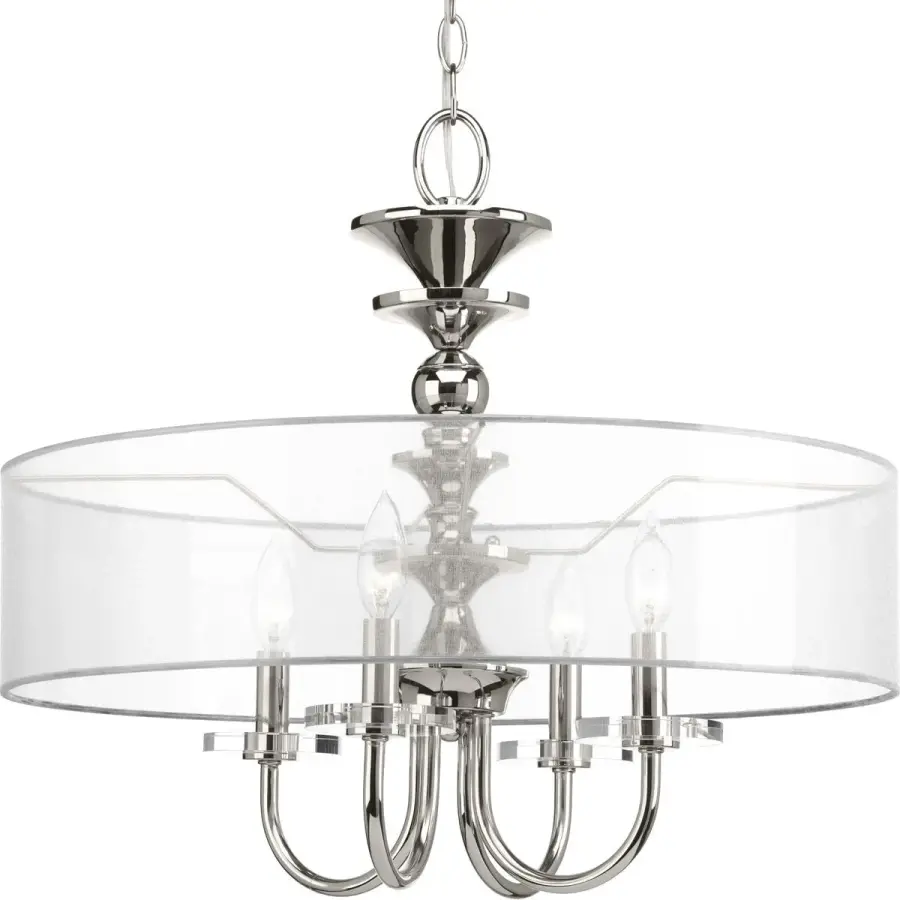 Marche Collection Four-Light Pendant - Image 1