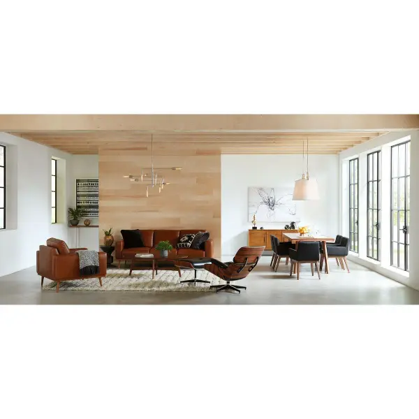 Galley Collection Three-Light Linen Shade Pendant Light - Image 3