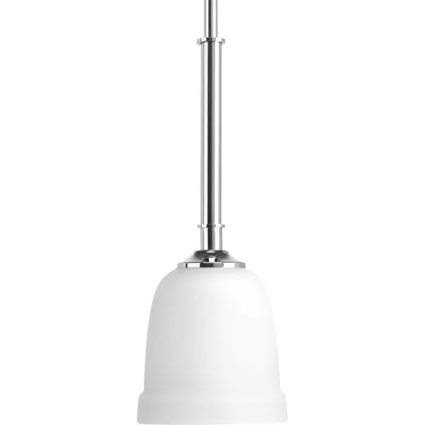 Topsail One-Light Etched Parchment Glass Mini-Pendant