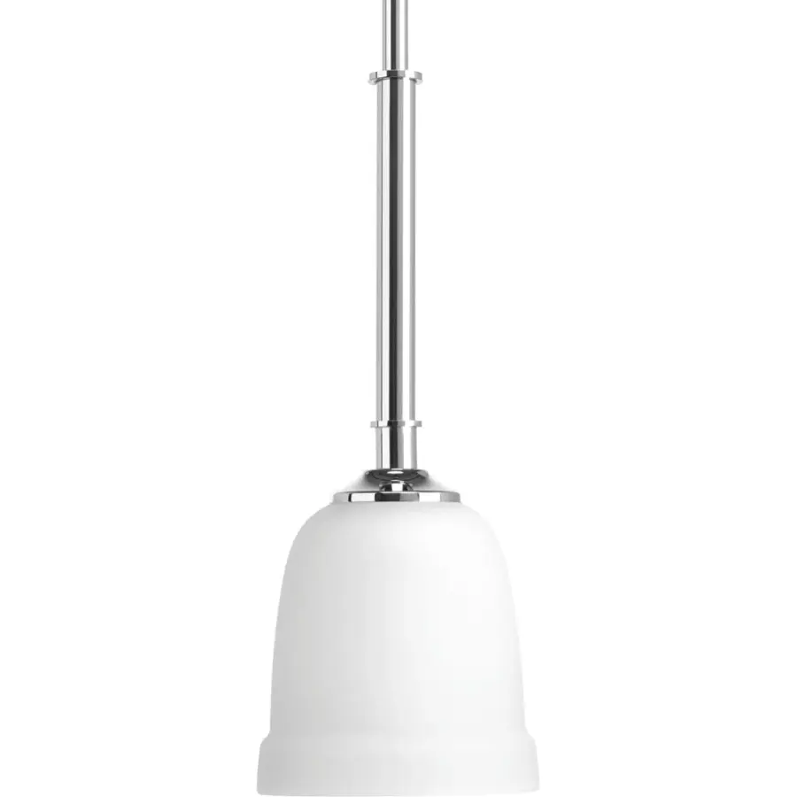 Topsail One-Light Etched Parchment Glass Mini-Pendant