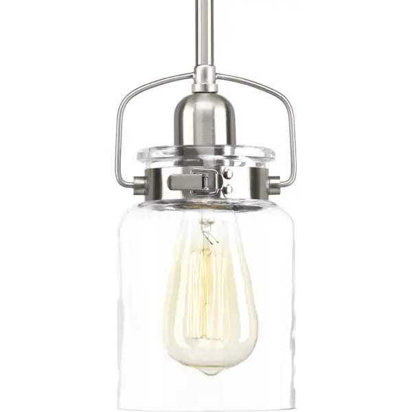 Calhoun One-Light Clear Glass Mini-Pendant - Image 1