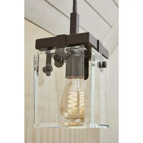 Glayse Collection One-Light Clear Glass Pendant - Image 4