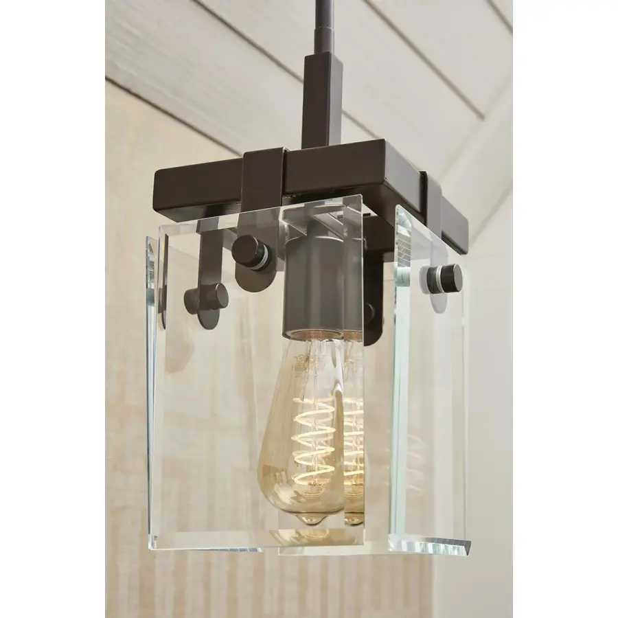 Glayse Collection One-Light Clear Glass Pendant - Image 4