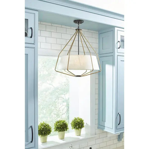Hangar Three-Light Pendant Light - Image 3