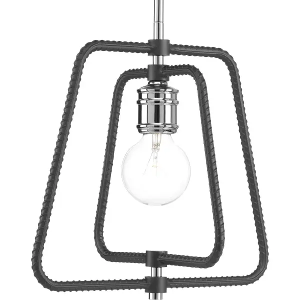 Re-Bar Collection Mini-Pendant in Polished Chrome