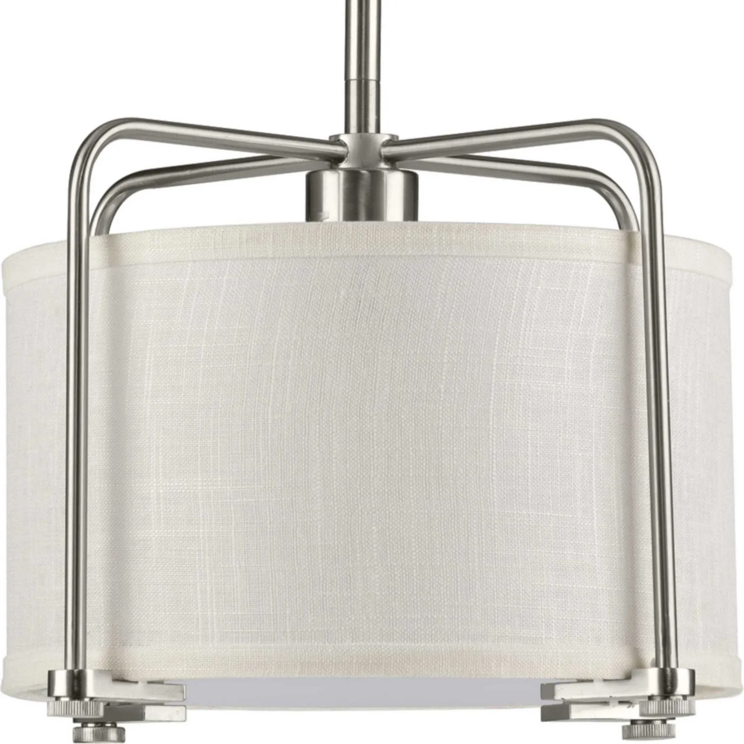 Kempsey One Light Pendant in Brushed Nickel