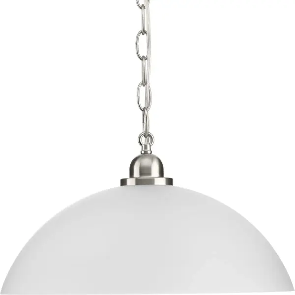 Classic Dome Pendant - Brushed Nickel - Image 4