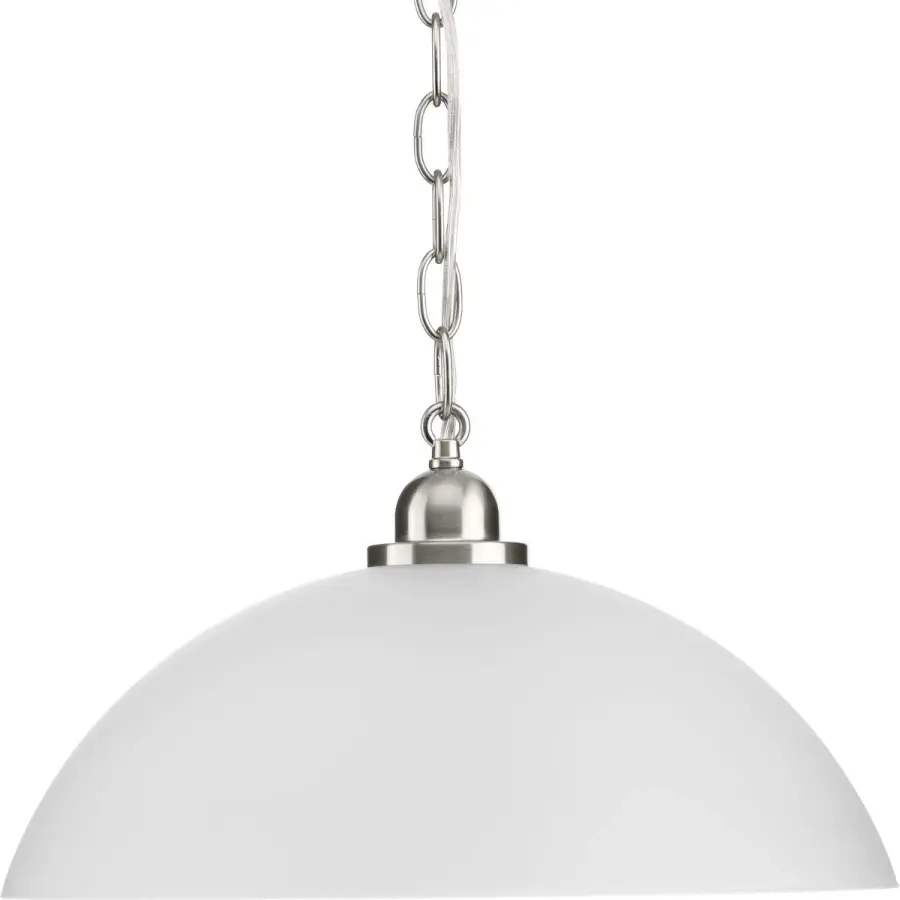 Classic Dome Pendant - Brushed Nickel - Image 4