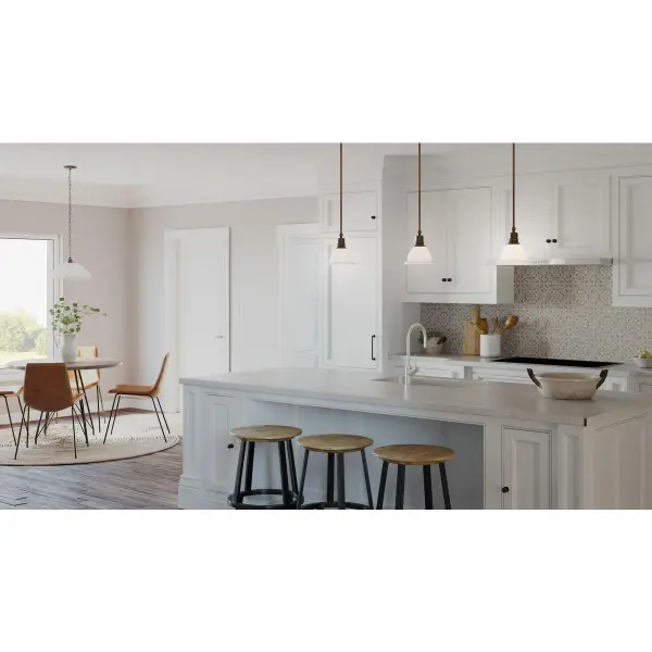 Classic Dome Pendant - Brushed Nickel - Image 6