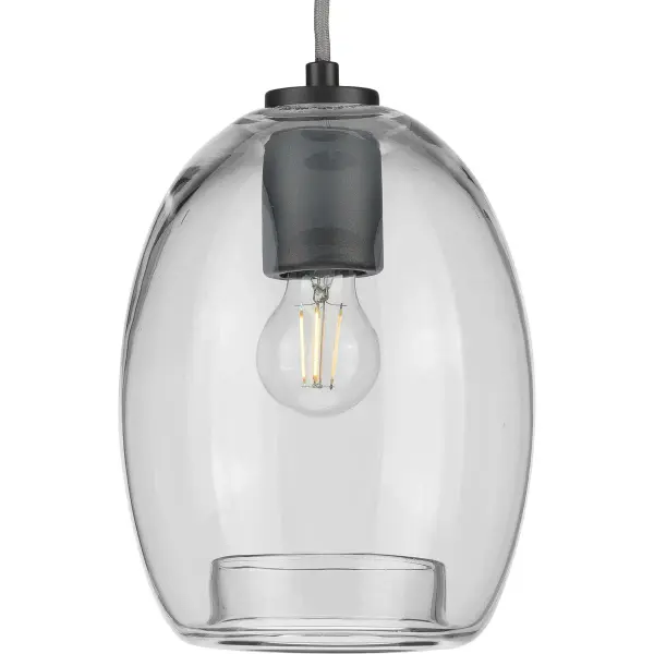 Caisson One-Light Clear Glass Pendant - Image 1