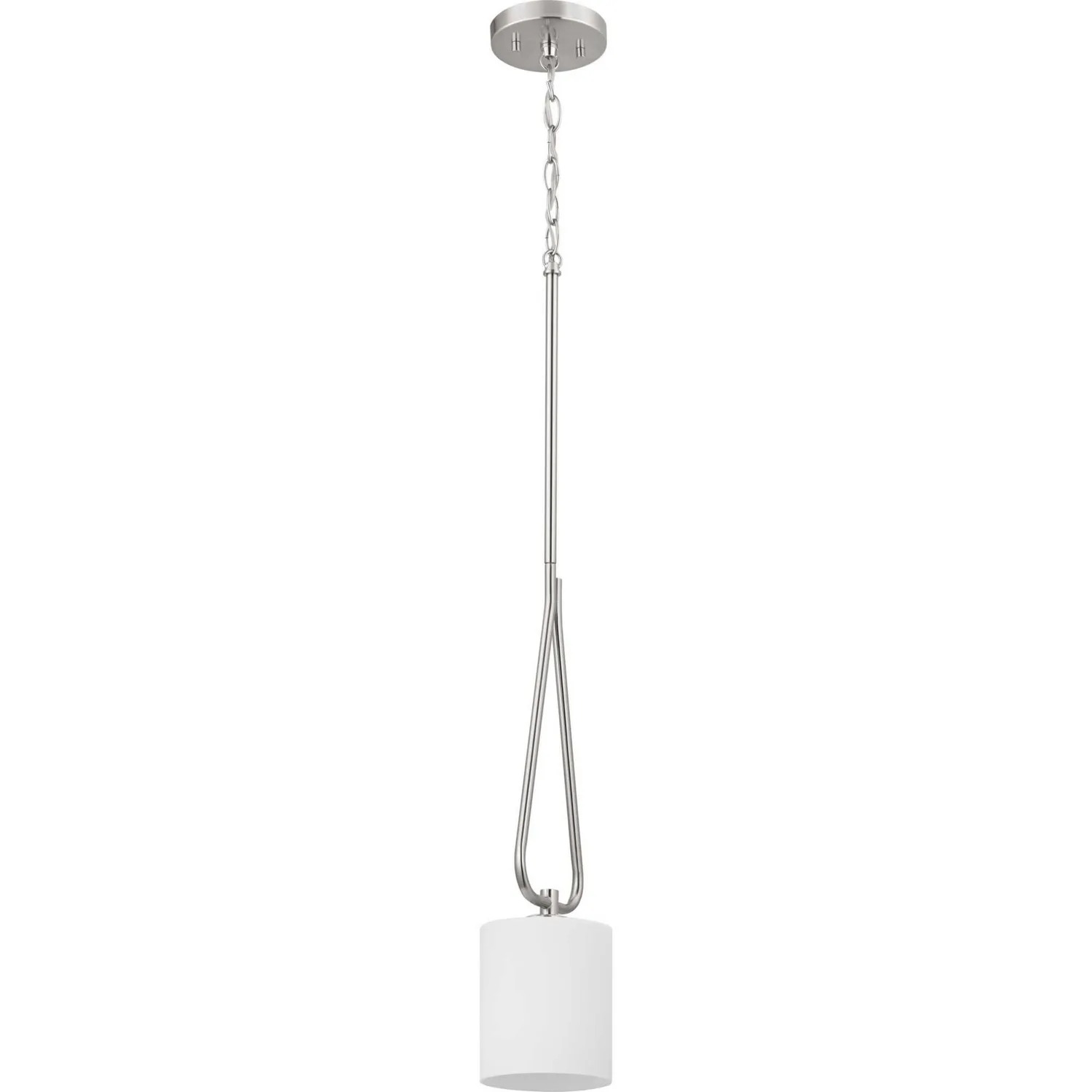 Tobin One Light Mini-Pendant in Brushed Nickel