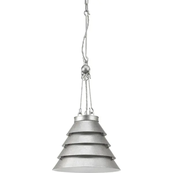 The Point Dume Surfrider pendant brings relaxed coastal style with a modern industrial twist. Its galvanized finish evokes weathered seaside materials while maintaining contemporary appeal for kitchens and dining spaces.