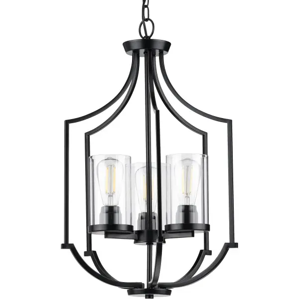 The Lassiter Collection brings contemporary elegance to entryways and dining spaces with its three-light configuration and refined brushed nickel finish. JA8 compliant for California energy standards.