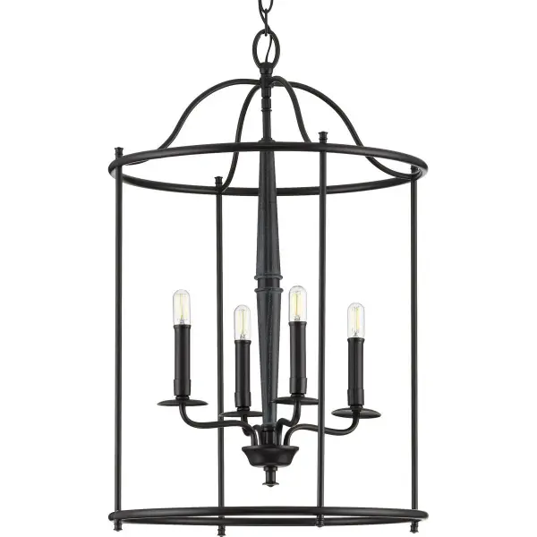 The Durrell Collection brings sophisticated coastal style to medium-sized foyers and entryways. Four lights provide ample illumination while the brushed nickel finish adds refined elegance to transitional and contemporary spaces.