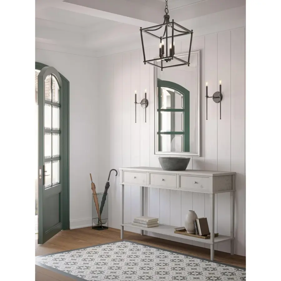 Elegant Four-Light Foyer Pendant with Timeless Transitional Design - Image 5