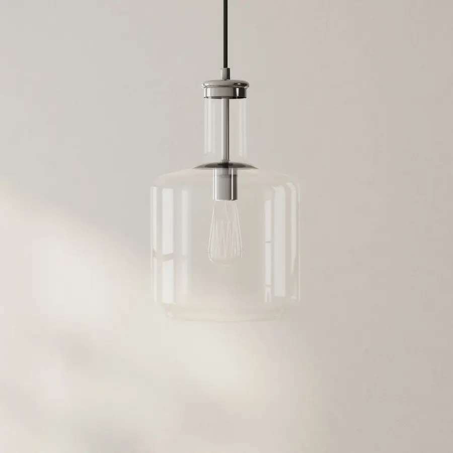 Latrobe Clear Glass Pendant Light - Image 1