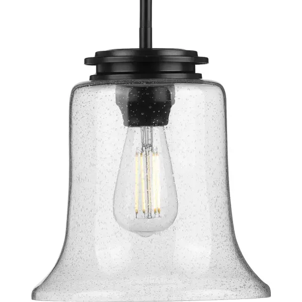 Winslett One-Light Clear Seeded Glass Pendant - Image 2