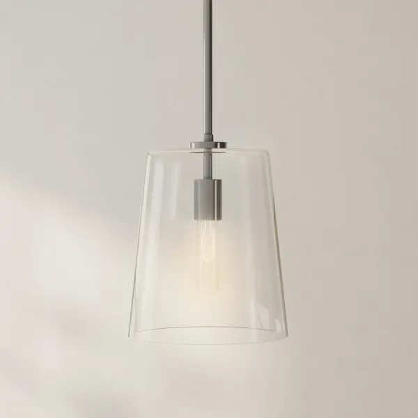 Clarion Collection One-Light Clear Glass Pendant - Image 2