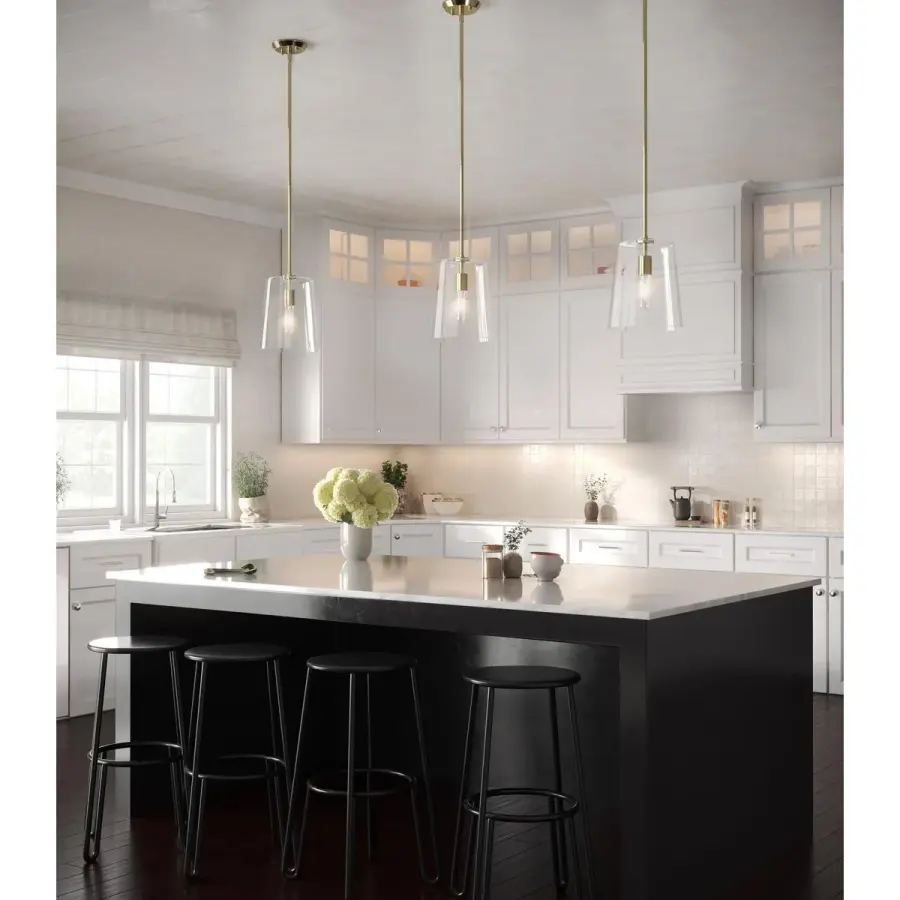 Clarion Collection One-Light Clear Glass Pendant - Image 7