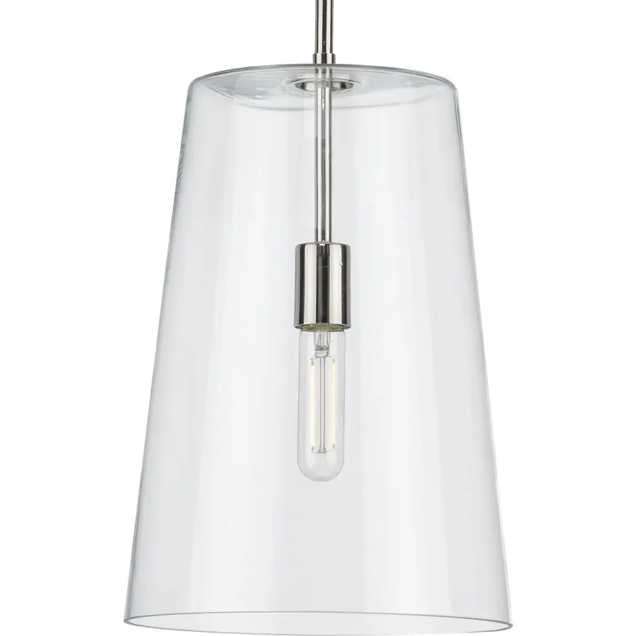 Clarion Collection One-Light Clear Glass Pendant - Image 4