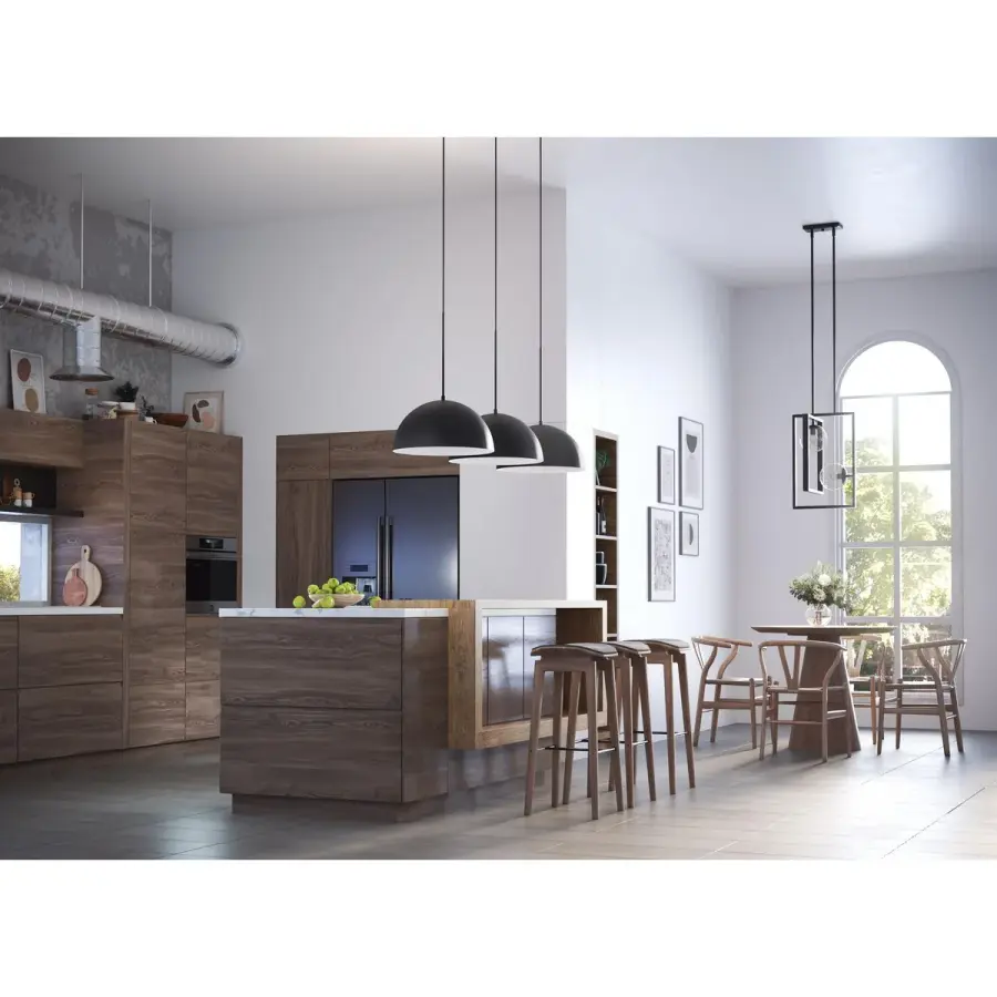 Atwell Two-Light Clear Glass Pendant - Image 4
