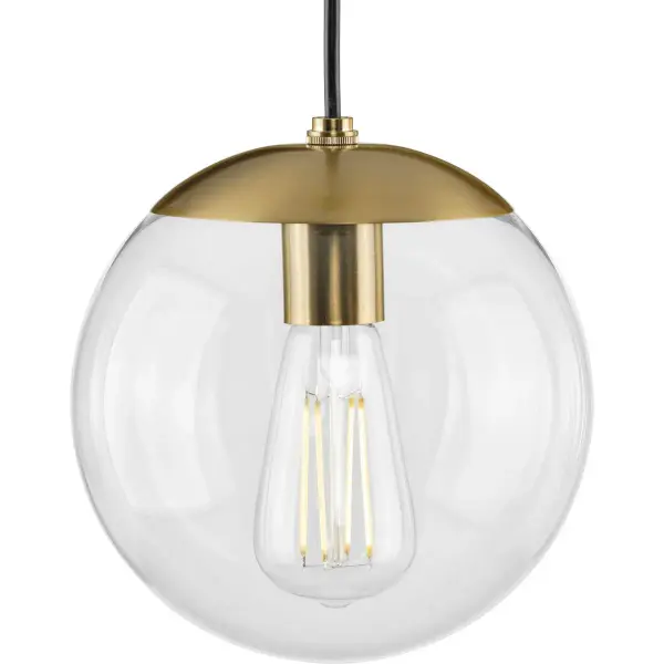 Atwell 8-Inch Clear Glass Globe Pendant Light - Image 2