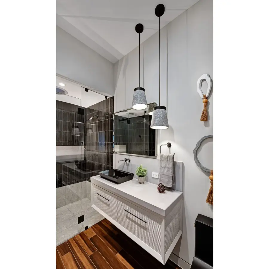 Terrazzo One-Light Hanging Pendant - Image 3