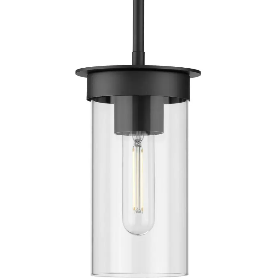 Versatile Mini Pendant with Timeless Clear Glass Design - Image 1