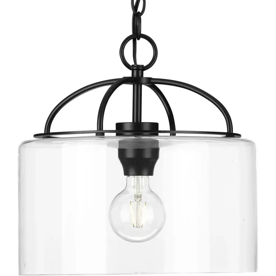 Leyden Clear Glass Pendant Light - Image 1
