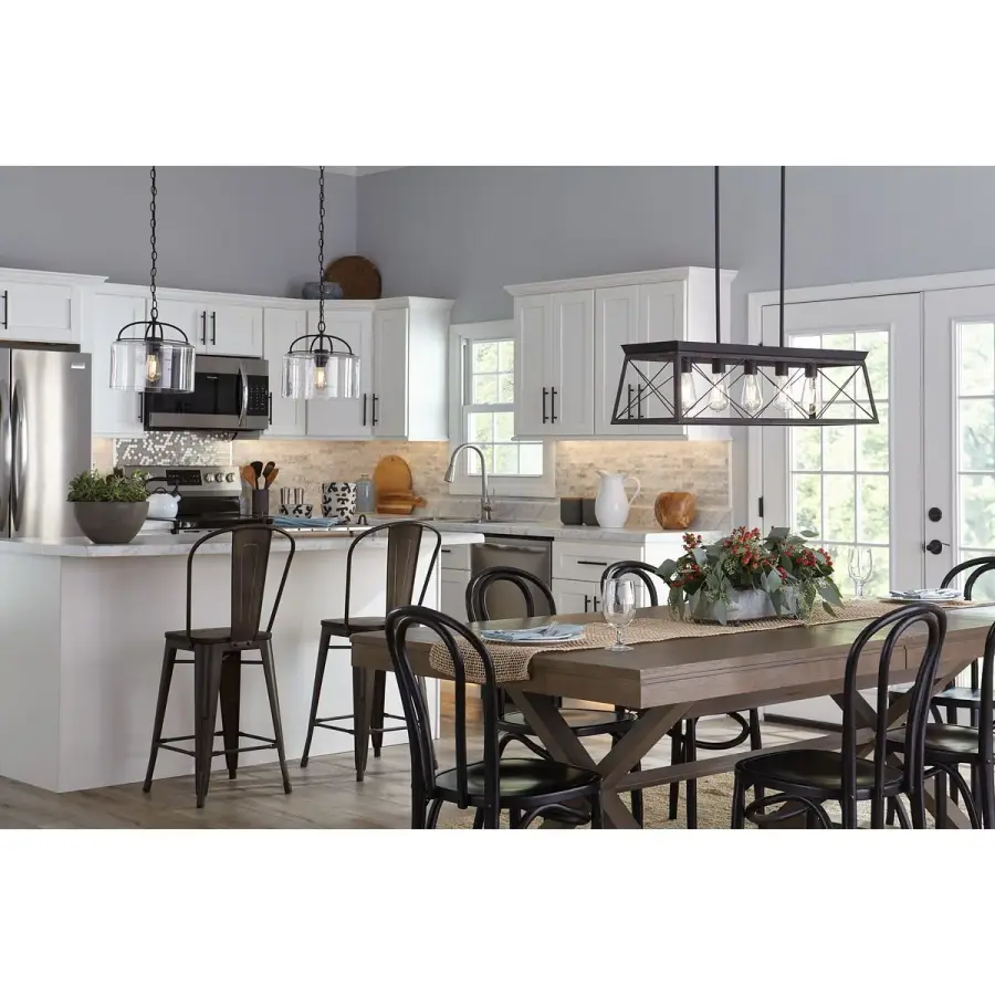 Leyden Clear Glass Pendant Light - Image 3