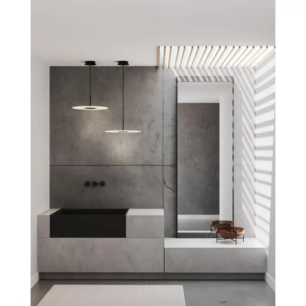 Sleek Mid-Century LED Pendant with Energy-Efficient Design - Image 3