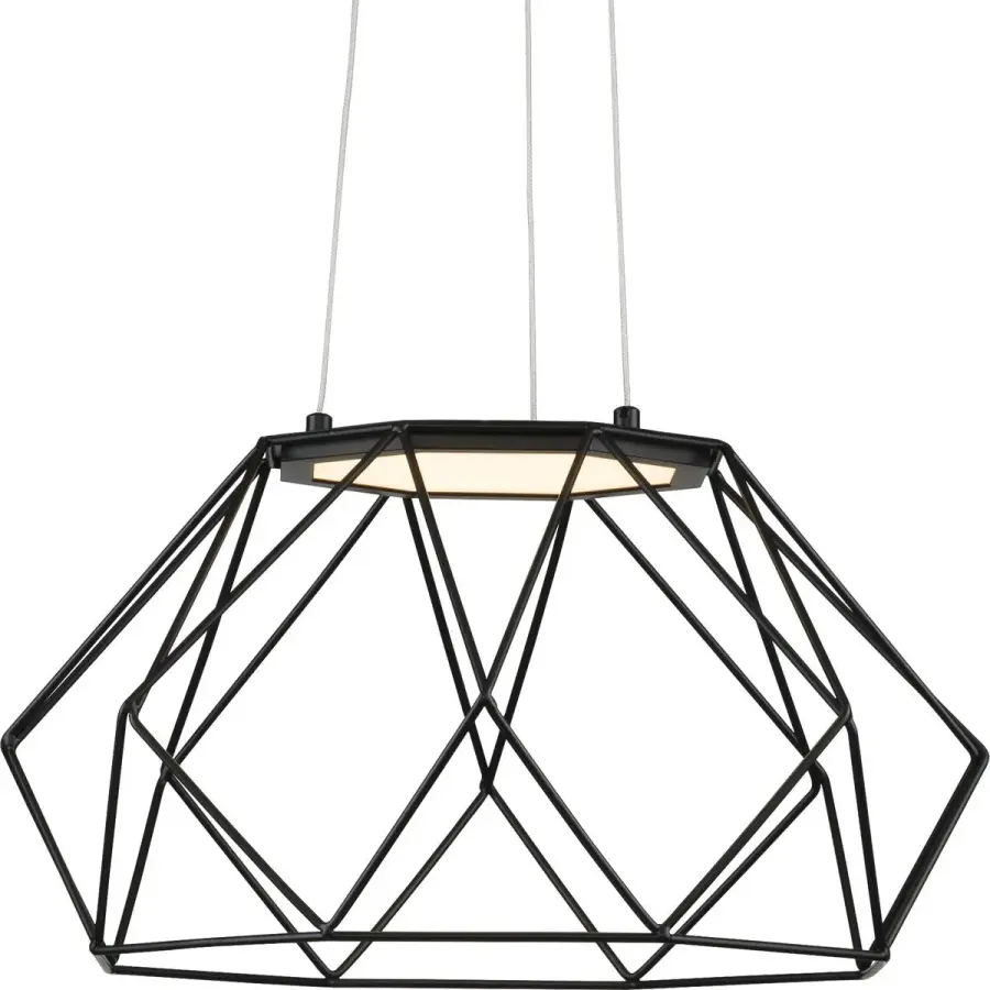 Geodesic LED Medium Hanging Pendant Light - Image 1