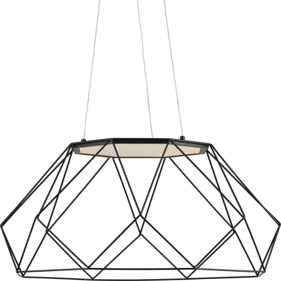 Geodesic LED Large Hanging Pendant Light - Image 1