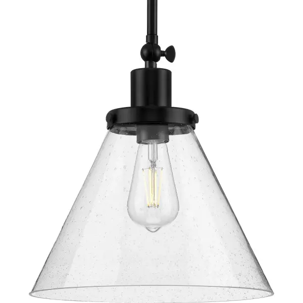 Hinton Collection One-Light Seeded Glass Hanging Pendant - Image 5