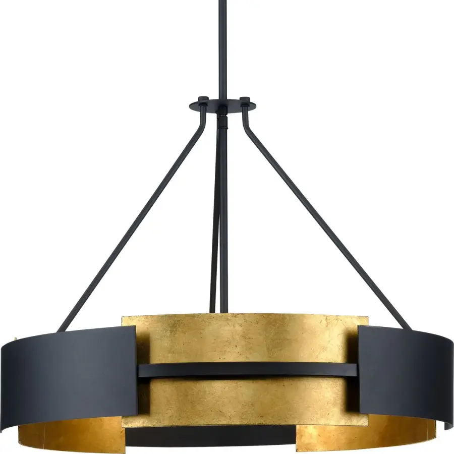 Bold Industrial Statement with Five-Light Drama - Image 1