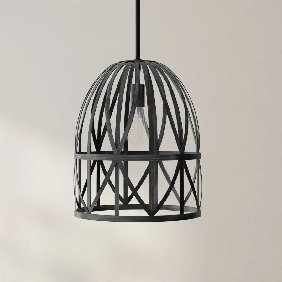 Chastain One-Light Basket Pendant - Image 1