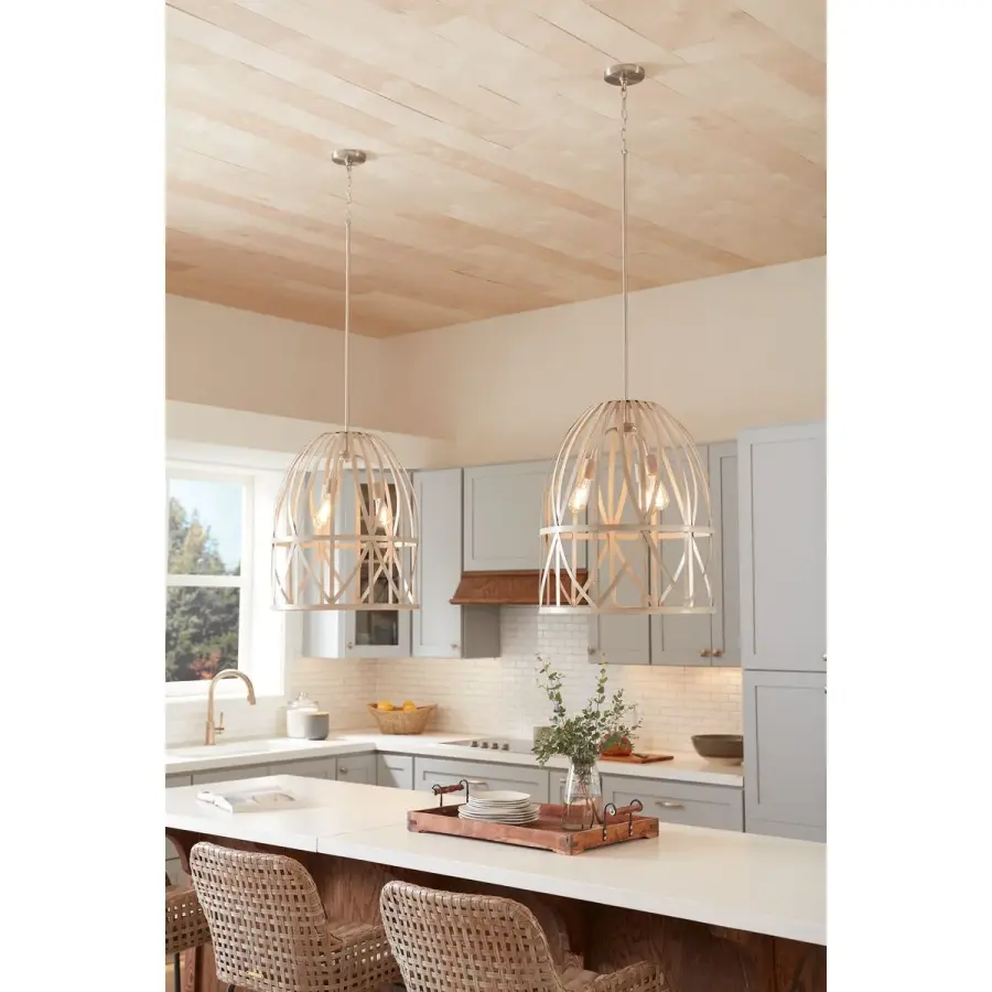 Chastain Three-Light Basket Pendant - Image 3