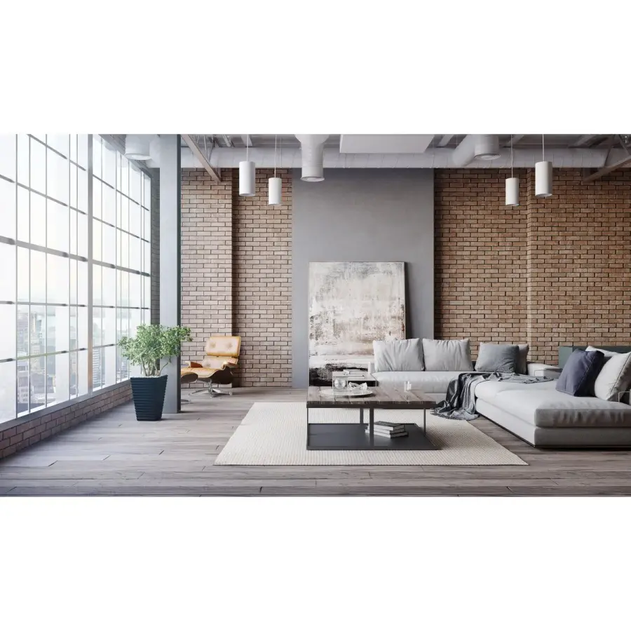 6" Outdoor Aluminum Cylinder Hanging Light - Image 5