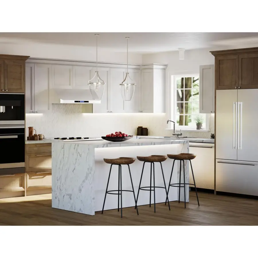 Versatile Transitional Pendant with Clear Glass Charm - Image 6