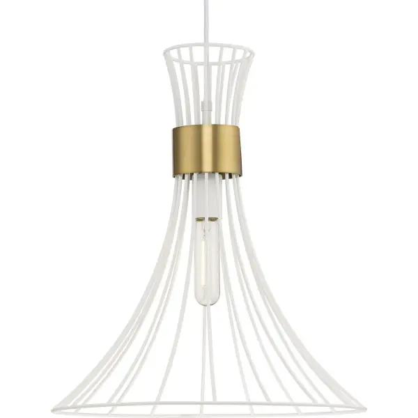 The Lorin pendant brings clean-lined mid-century style to any space with its minimalist metal shade and sophisticated matte black finish. Perfect for kitchen islands, dining areas, or bedrooms seeking understated elegance.